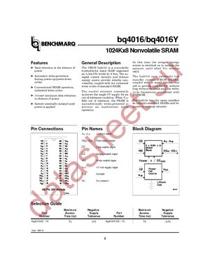 BQ4016MC-70 datasheet  